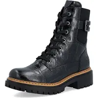 Rieker Veterboot 72631-01 Zwart