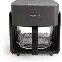 Create - 4,2L Glazen Airfryer - AIR FRYER STUDIO CRYSTAL