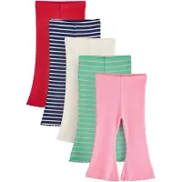 Next Leggings crème / donkerblauw / limoen / lichtroze / rood