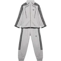 Adidas Joggingpak 'TS' grijs / zwart