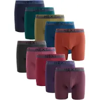 Next Boxershorts blauw / navy / donkergrijs / smaragd / kiwi / lila / violetblauw / kreeft / pink / kersrood