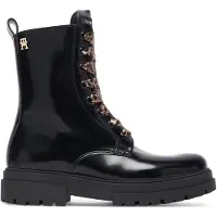 Tommy Hilfiger Meisjes Boots 35174 - Zwart - Maat 33