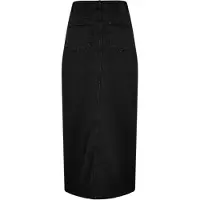 Pieces Denim kokerrok voor dames (Zwart)
