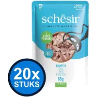 Schesir 20x Complete&Balanced kat pouch gelei tonijn 85gr