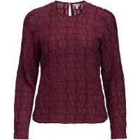 Object Blouse 'OBJEVIE' wijnrood