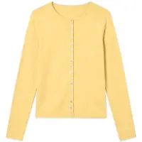 Vero Moda Gebreid vest 'VMAnna' geel