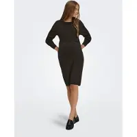 ONLY Maternity Gebreide jurk 'OLMFemi' bruin