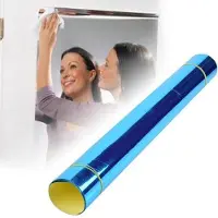 OEM Zelfklevende spiegelstickers, 50x100 cm, voor thuisgym - PVC deurspiegelstickers voor wand - geschikt voor deuren, ramen, kunststof, metaal, keramische tegels.