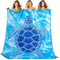 Famanu – XXL strandlaken 200 x 145 cm, sneldrogende microvezel, zandvrij, perfect voor strand, sauna en camping