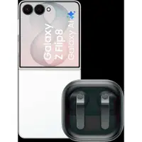 Samsung Galaxy Z Flip 8 256GB Wit 5G + Galaxy Buds4 Zwart