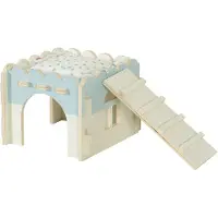 Zolux knaaghuis cosy cavia hout - 21x21x16 cm