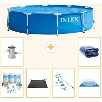 Intex Framezwembad, rond - 305x76 cm - 7-delig, model S20418