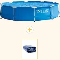 Intex Framezwembad, rond - 305x76 cm - 2-delig, model S21327