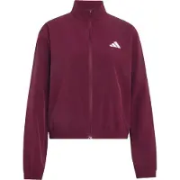 Adidas Trainingsjack 'Train Essentials' wijnrood / wit