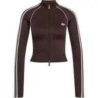 Adidas Sweatvest 'Essentials' taupe / chocoladebruin / wit