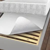Markenlos matrasbeschermer, 90 x 200 cm - Matrasbeschermer met nopjes, antislip