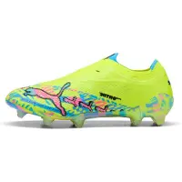 Puma Ultra Nitro 7 Ultimate ADV Veterloze Gras Voetbalschoenen (FG) Neongroen Felblauw Felroze