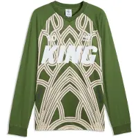 Puma Tricot 'KING ' beige / olijfgroen / wit