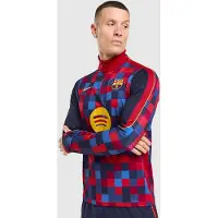 Nike FC Barcelona Strike Pre-Match Trainingstrui 1/4-Zip 2026-2027 Rood Donkerblauw Geel