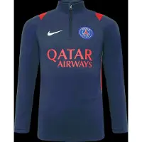 Nike Paris Saint-Germain Academy Pro Trainingstrui 1/4-Zip 2026-2027 Kids Donkerblauw Rood Wit