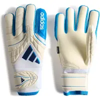 Adidas Copa Pro Fingersave Keepershandschoenen Wit Blauw Donkerblauw