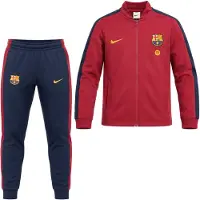 Nike FC Barcelona Strike Trainingspak Full-Zip 2026-2027 Kids Rood Donkerblauw Geel