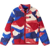 Reima Fleece jas ' Tupsis ' gemengde kleuren / cranberry