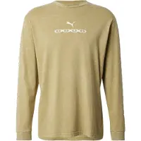 Puma Shirt olijfgroen / wit