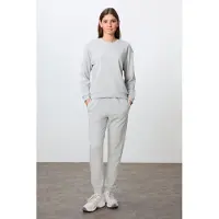 Tommy Life Oversized Katoenen-polyester Sweater en Broek Set