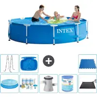 Intex Framezwembad, rond - 305x76 cm - 9-delig - Model S41521