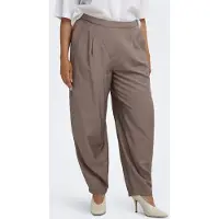 ONLY Carmakoma Carjoanna Regular Fit Broeken Dames Grijs 52/32