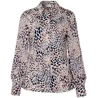 Desoto Blouse crème / donkerbruin / zwart