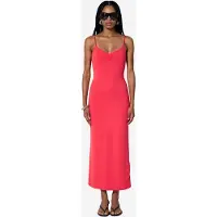 Busem Mouwloze midi-slipdress