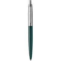 Parker Jotter XL balpen | Greenwich matgroen met chromen trim | medium punt blauwe inkt | met Geschenkdoos