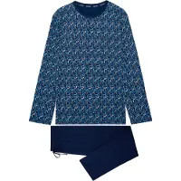 Hom Pyjama lang ' Elvis ' blauw