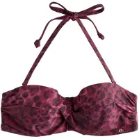 Next - Dames - Gedraaide bandeau-bikintop met vulling en beugel - Roze