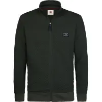 Petrol Industries Sweatvest groen / zwart / wit