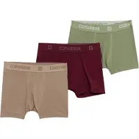 Converse Onderbroek 'CLASSIC' donkerbeige / mintgroen / kiwi / karmijnrood