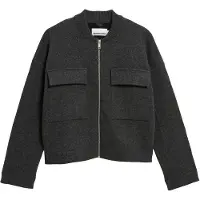 Armedangels Gebreid vest grijs gemêleerd