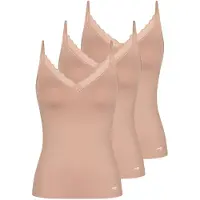 Sloggi Dames spaghettitop 3 pack Go Blush