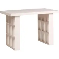 Beliani ELURA - Bureau - Lichtbeige - 120 x 60 cm - MDF