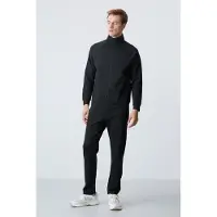 Tommy Life Heren Kleur-gebroken Gebreide Actieve Set