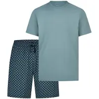 Ammann Pyjama kort 'Mix & Match' petrol