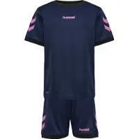 Hummel Trainingspak navy / pink