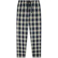 Schiesser Pyjamabroek ' Mix Relax ' donkerblauw / curry / grijs gemêleerd