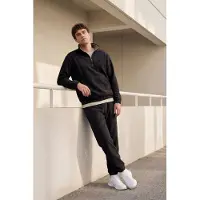 Tommy Life Heren Polyester Sweatshirt en Broek Set