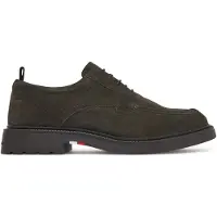 Tommy Hilfiger Veterschoenen van echt leer met reliëflogo