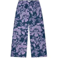 Schiesser Pyjamabroek ' Mix & Relax ' donkerblauw / lila / sering