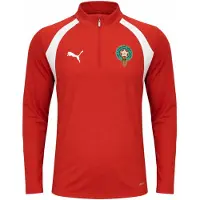 Puma Marokko Trainingstrui 1/4-Zip 2026-2028 Rood Wit