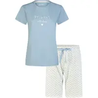 Louise Korte pyjama 'Capri' blauw
